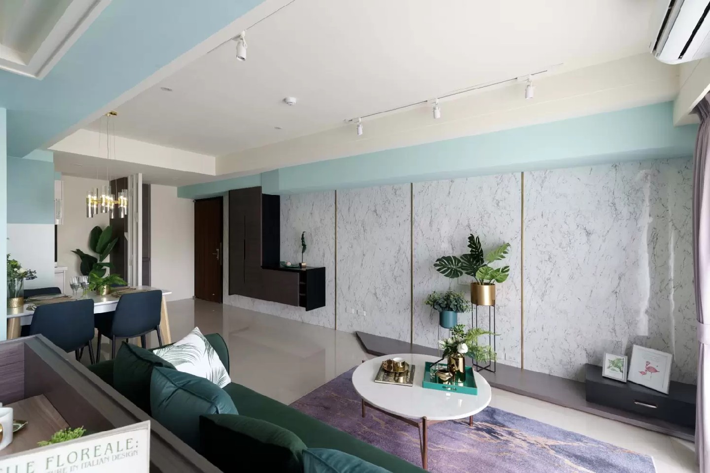 現(xiàn)代北歐風(fēng)格效果圖賞析 漸變藍(lán)的純凈空間 現(xiàn)代北歐風(fēng)格效果圖賞析 漸變藍(lán)的純凈空間