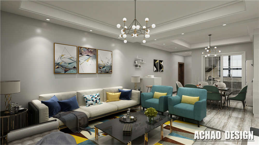 龍湖九里晴川-現(xiàn)代簡約-臥室設計效果圖