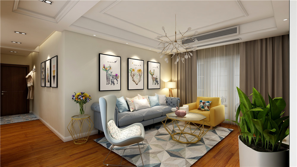 龍湖九里晴川-現(xiàn)代簡約-臥室設計效果圖