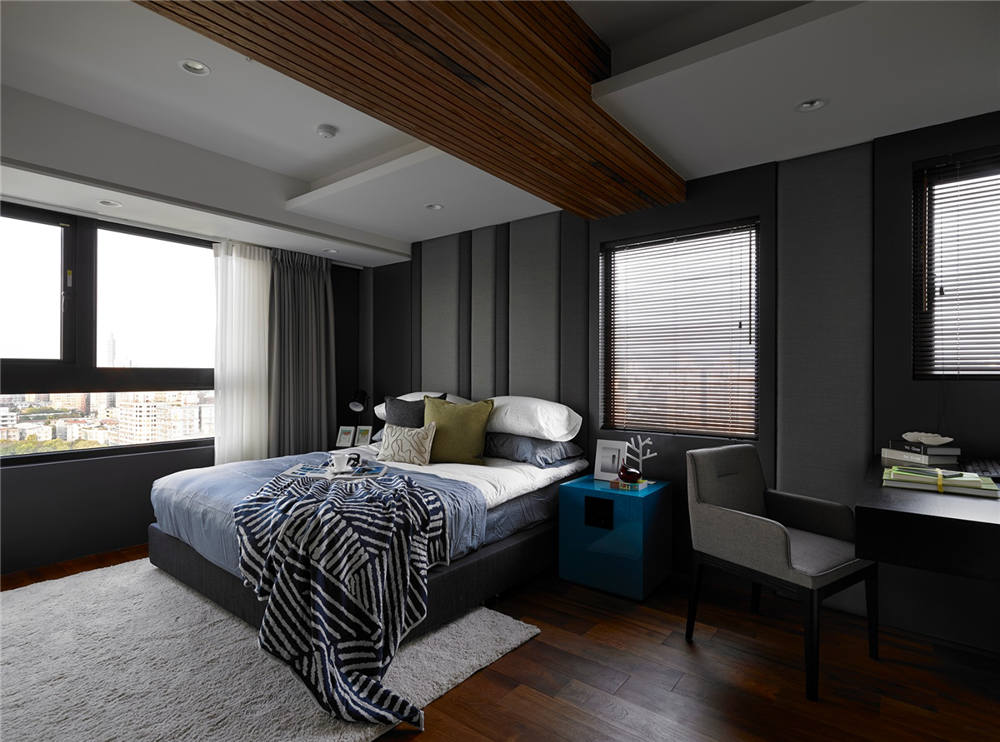 龍湖九里晴川-現(xiàn)代簡約-臥室設計效果圖