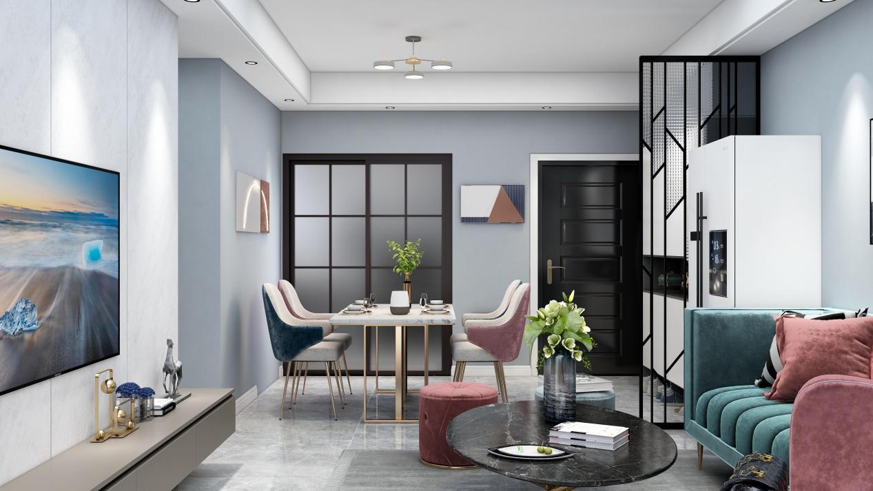 龍湖九里晴川-現(xiàn)代簡約-臥室設(shè)計效果圖