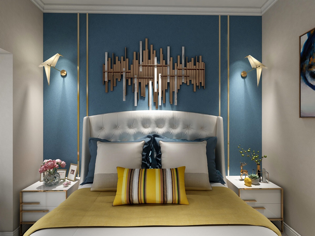 龍湖九里晴川-現(xiàn)代簡(jiǎn)約-臥室設(shè)計(jì)效果圖